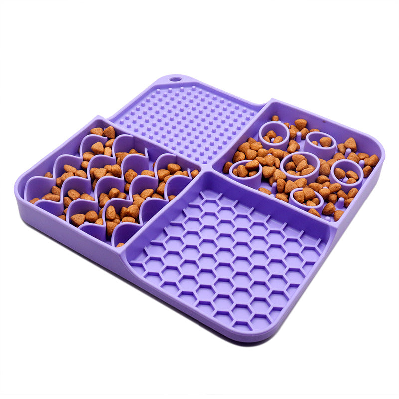 Silicone Pet Lick Mat and Bowl