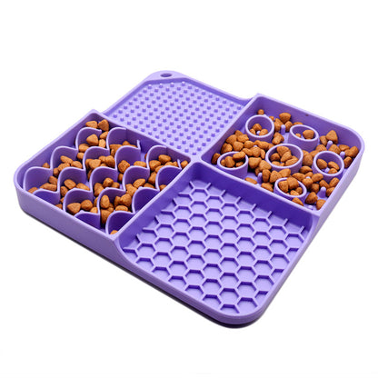 Silicone Pet Lick Mat and Bowl