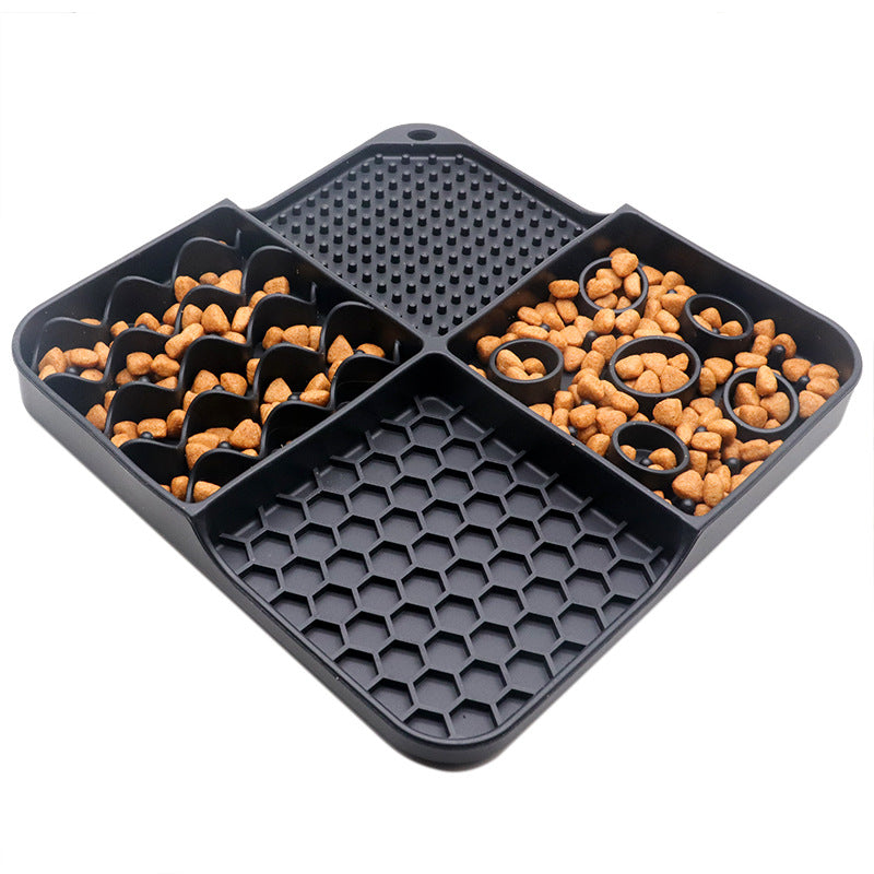 Silicone Pet Lick Mat and Bowl